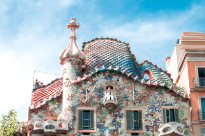 Gaudi Architecture in Barcelona Spain