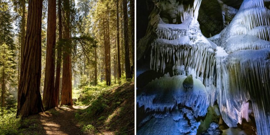 Crystal Caves in Reopening in Sequoia National Park in California