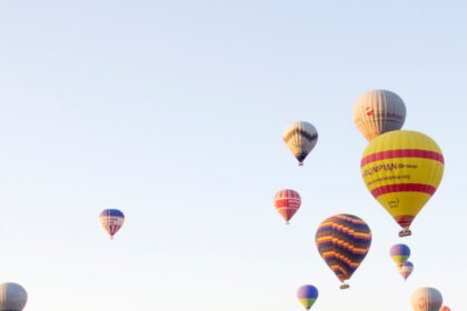 Hot air balloons in Cappadocia, Turkey
