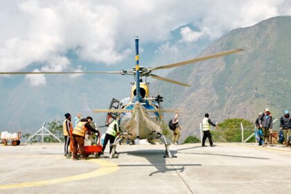 How safe is a helicopter? - far away