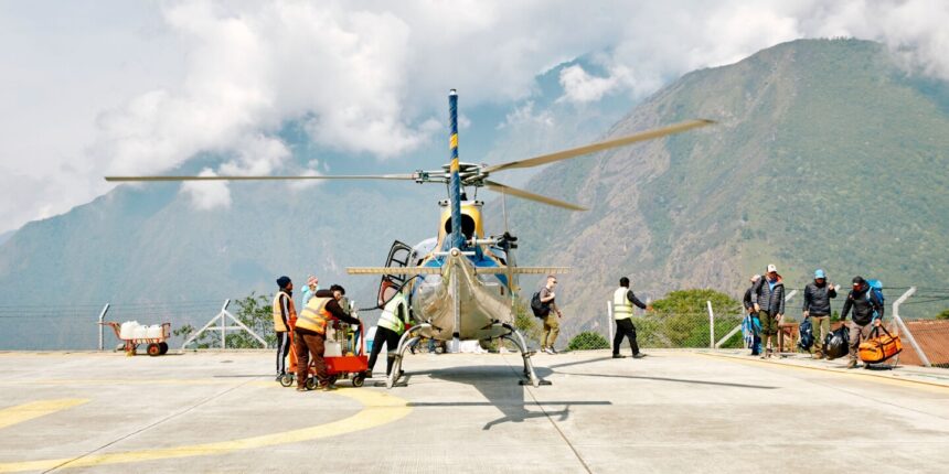 How safe is a helicopter? - far away