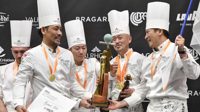 Japan beat France to win the Pastry World Cup