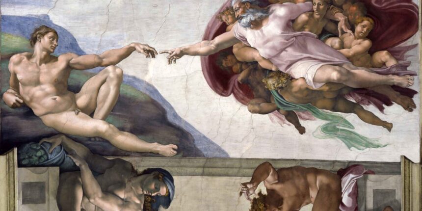 Michelangelo's Sistina Chapel Sketch is viewed in the US