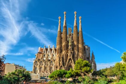 The La Sagrada Familia in Barcelona is scheduled to be completed 144 years from 2026 after construction began.