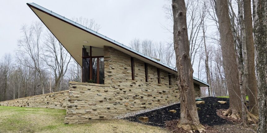You can stay at the last house designed by Frank Lloyd Wright