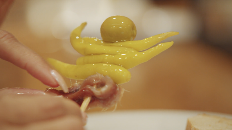 Don't call these small plates "tapas." They are pintxos