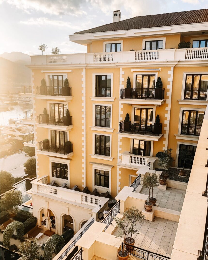 Check in to regent Porto Montenegro